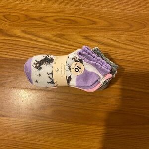 Nanette Lepore 10 pair Girls Low Cut Socks shoe size 7.5-2.5 (HG)